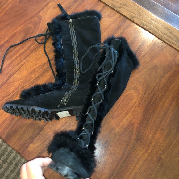 Calvin Klein fur boots - Picture 6 of 8